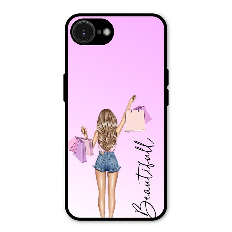 Beautiful Shopping Girl Phone Cover For iPhone