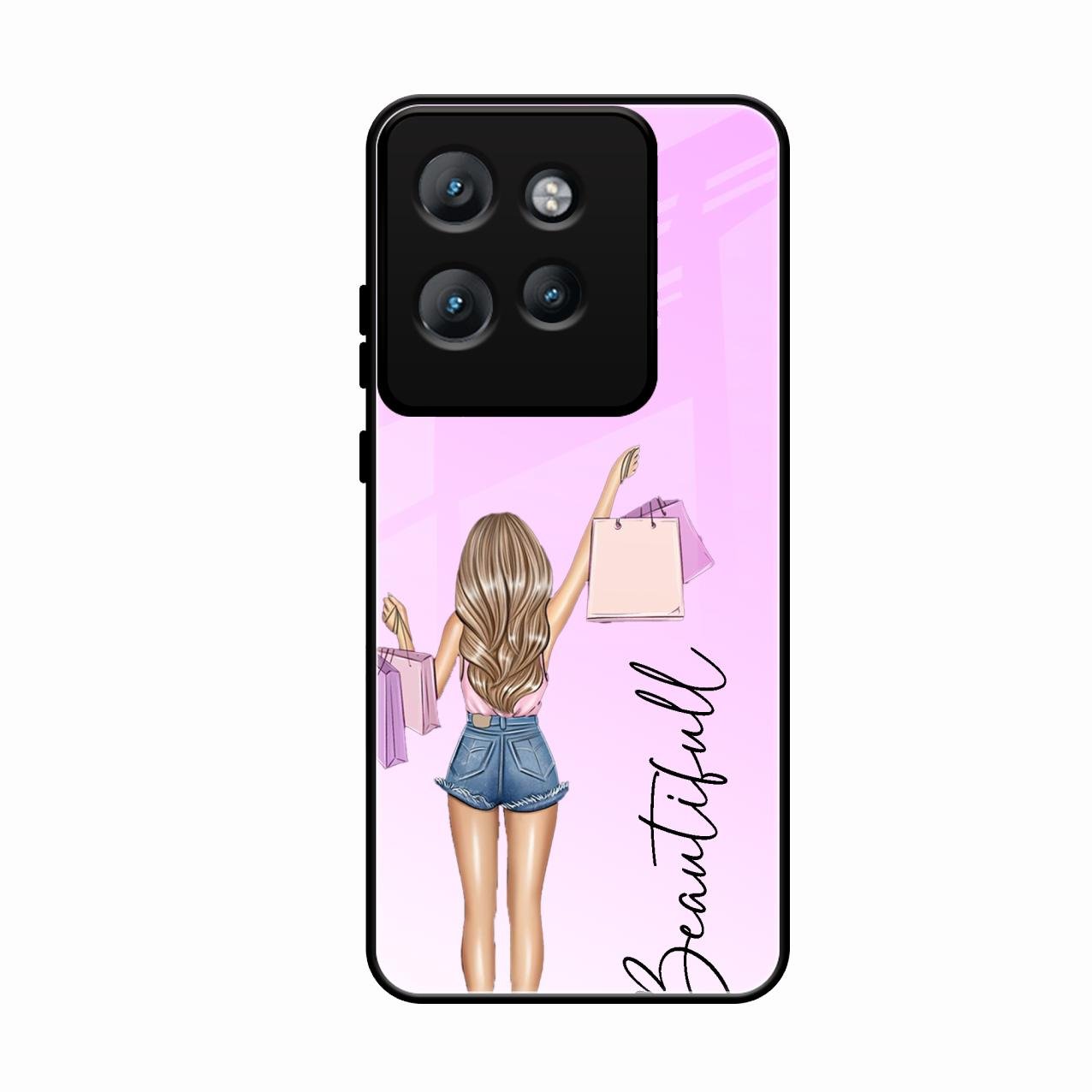 Beautiful Shopping Girl Phone Cover For Motorola