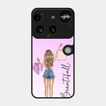 Beautiful Shopping Girl Phone Cover For Nothing