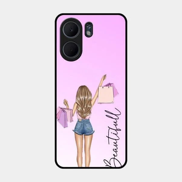 Beautiful Shopping Girl Phone Cover For Oppo