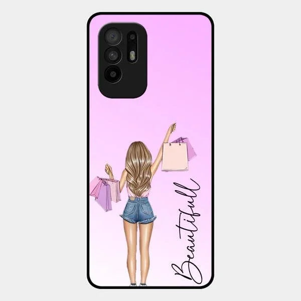 Beautiful Shopping Girl Phone Cover For Oppo
