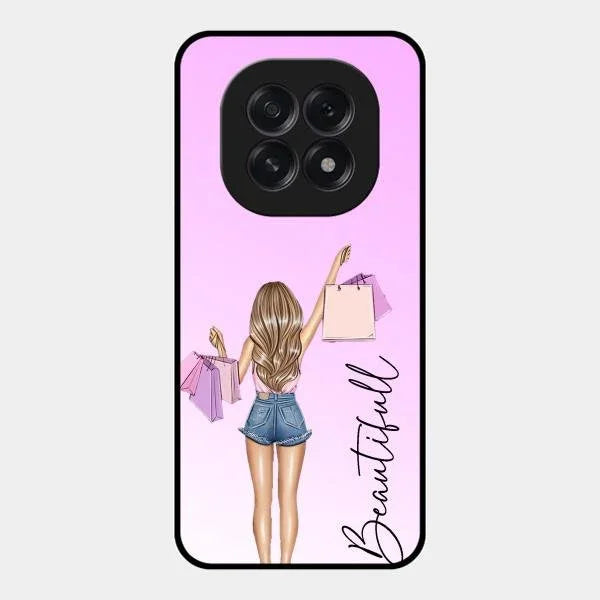 Beautiful Shopping Girl Phone Cover For Oppo