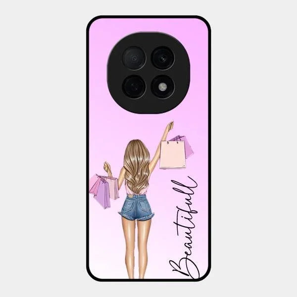 Beautiful Shopping Girl Phone Cover For Oppo