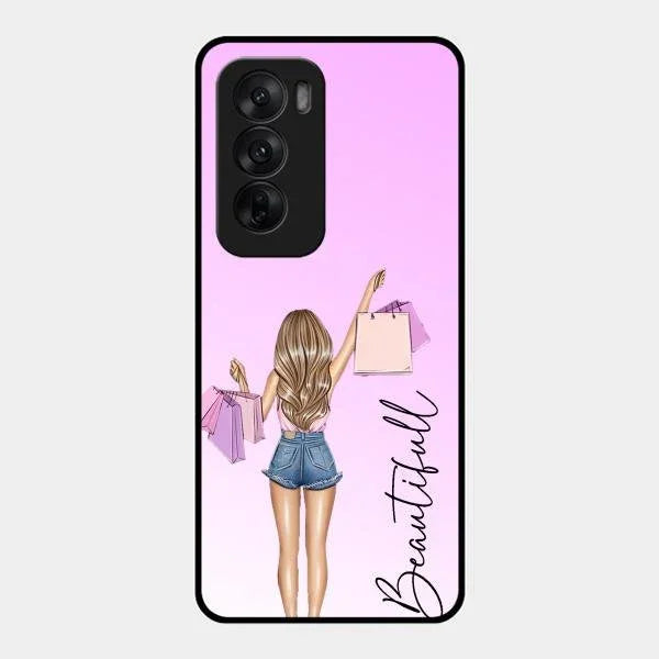 Beautiful Shopping Girl Phone Cover For Oppo