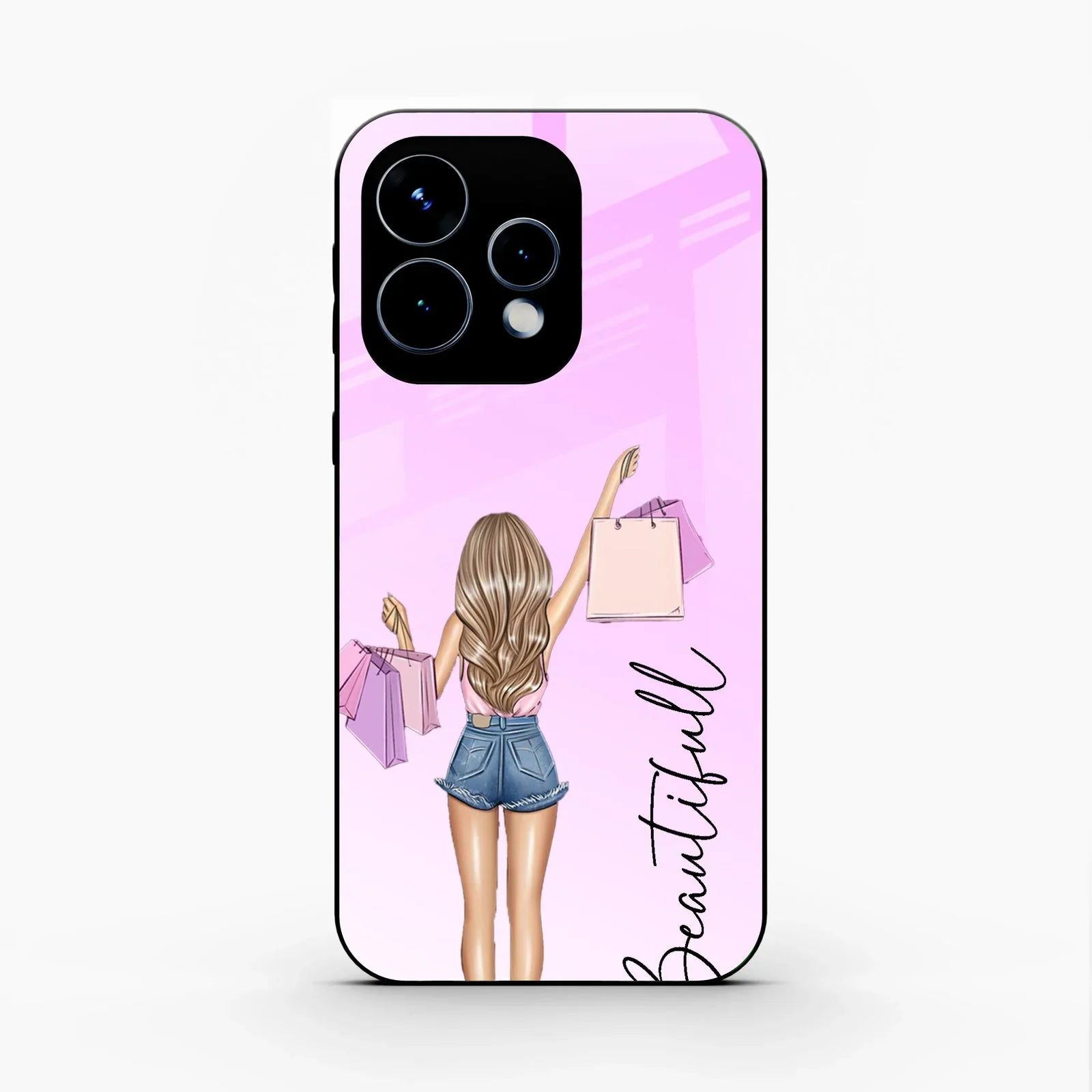 Beautiful Shopping Girl Phone Cover For Oppo