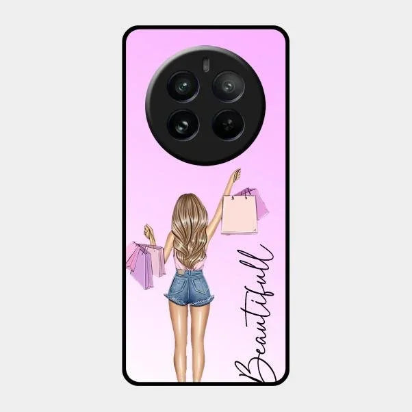 Beautiful Shopping Girl Phone Cover For Realme