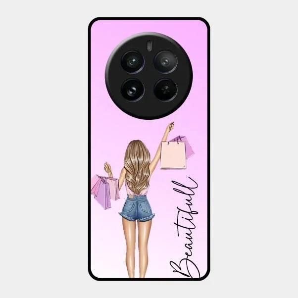 Beautiful Shopping Girl Phone Cover For Realme