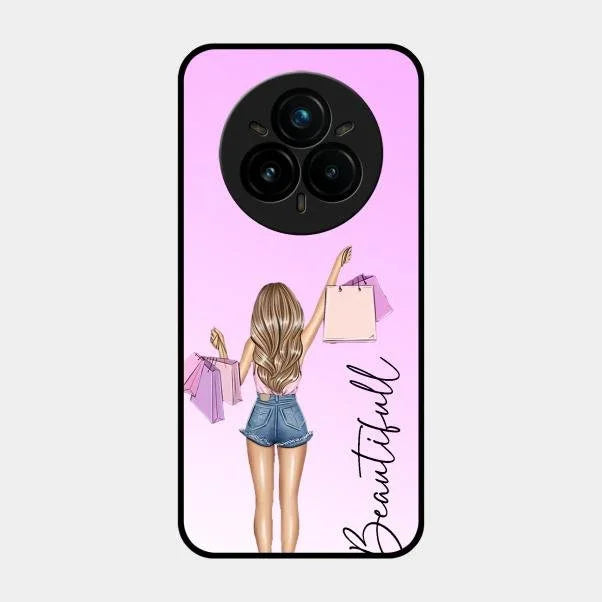 Beautiful Shopping Girl Phone Cover For Realme