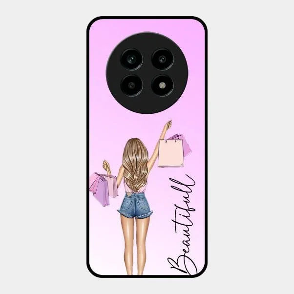 Beautiful Shopping Girl Phone Cover For Realme