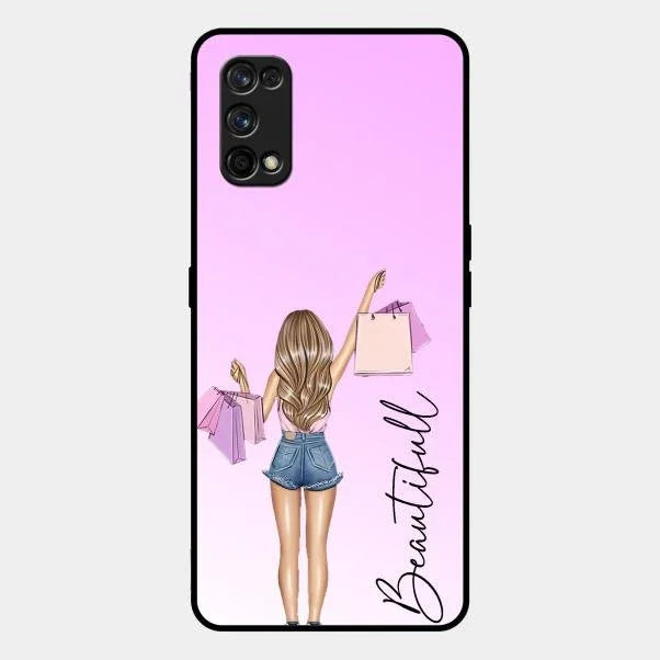 Beautiful Shopping Girl Phone Cover For Realme
