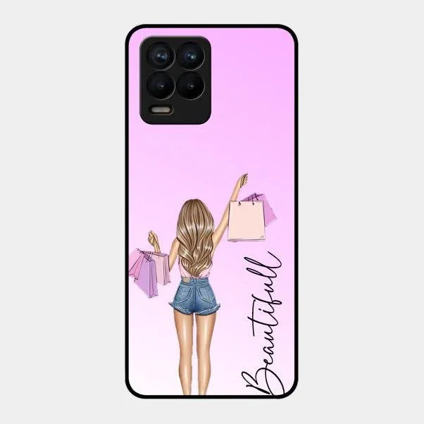 Beautiful Shopping Girl Phone Cover For Realme