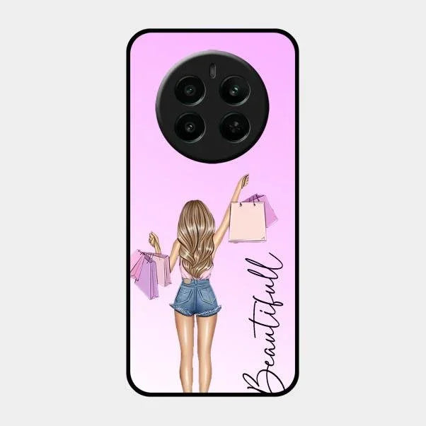 Beautiful Shopping Girl Phone Cover For Realme
