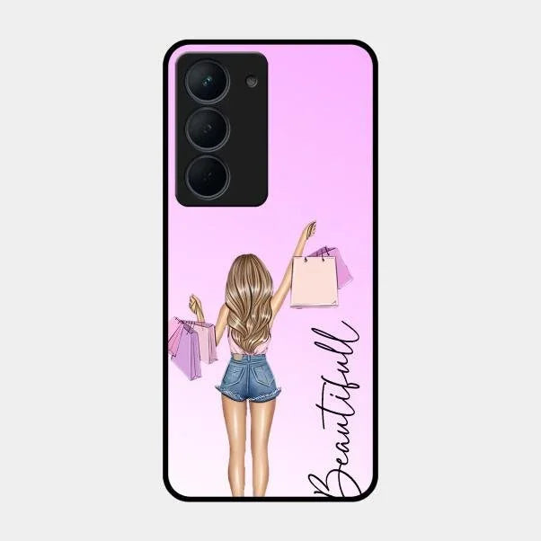 Beautiful Shopping Girl Phone Cover For Realme