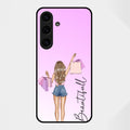 Beautiful Shopping Girl Phone Cover For Samsung