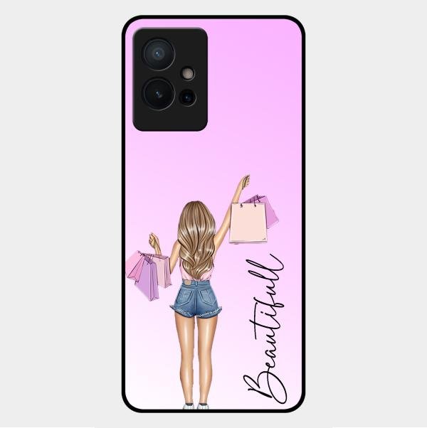 Beautiful Shopping Girl Phone Cover For Vivo