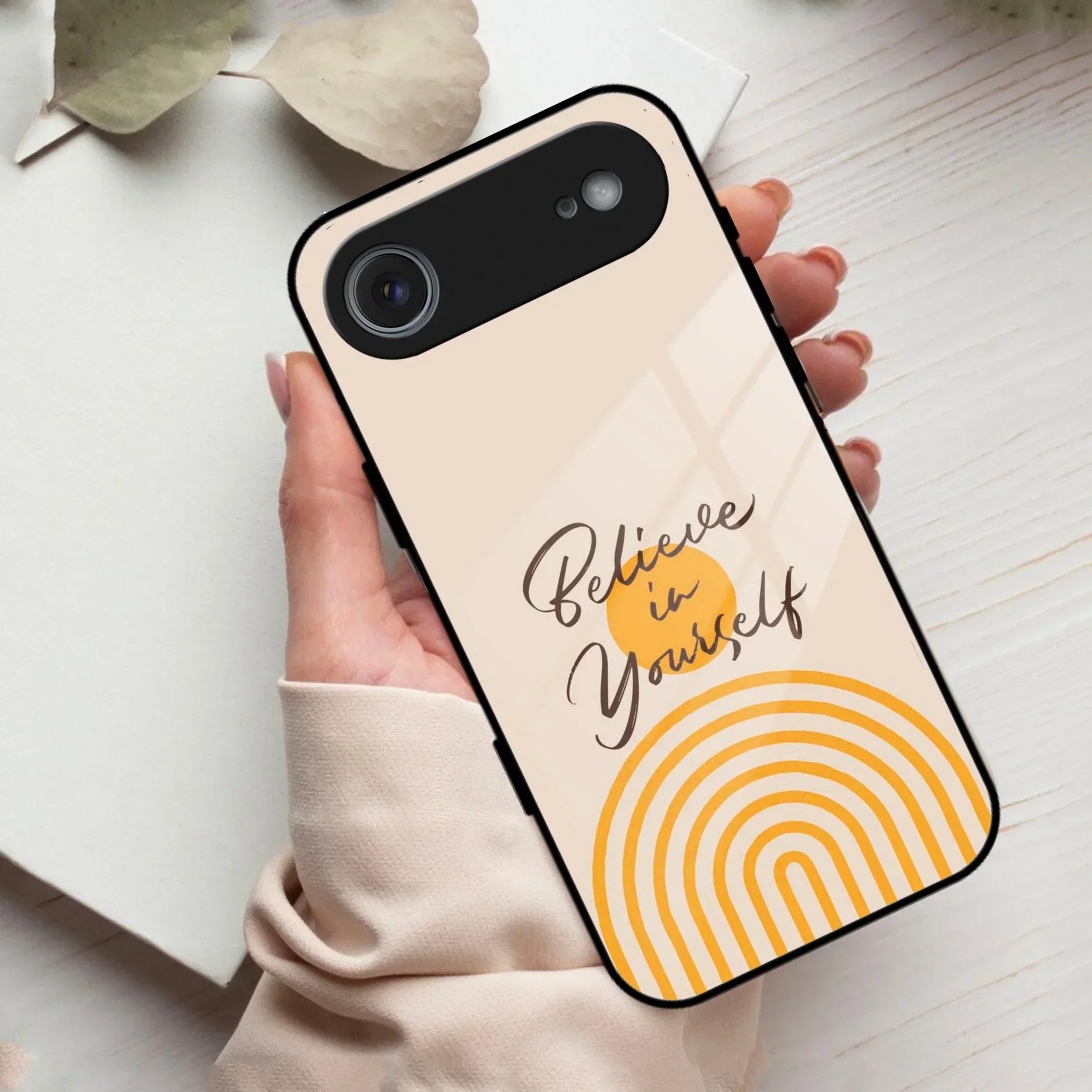 Believe In Yourself Glass Case Cover For iPhone - ShopOnCliQ