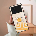 Believe In Yourself Glass Case Cover For Vivo - ShopOnCliQ