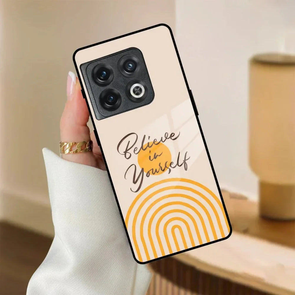 Believe In Yourself Glass Case Cover For OnePlus - ShopOnCliQ