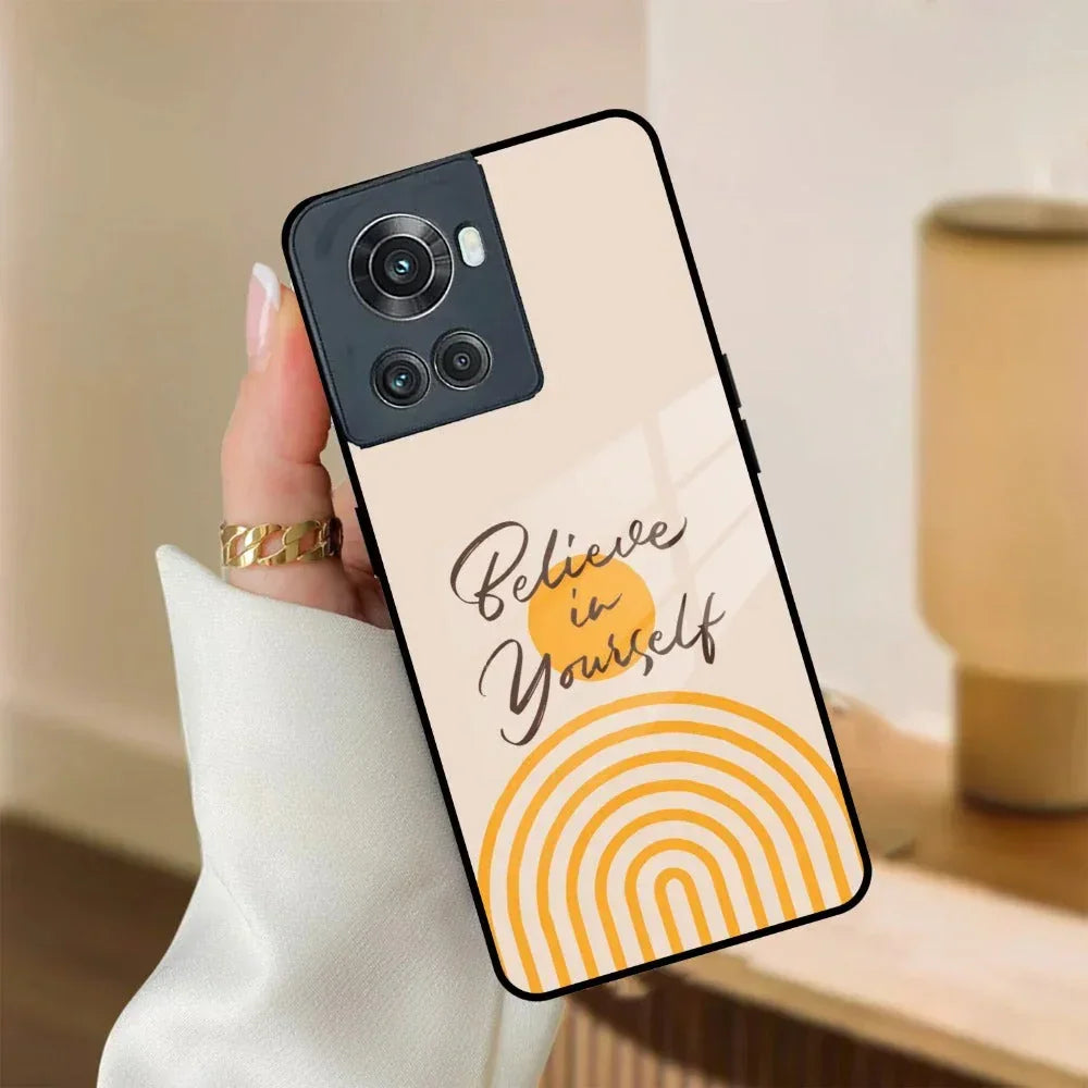 Believe In Yourself Glass Case Cover For OnePlus - ShopOnCliQ