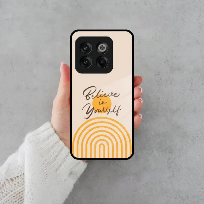 Believe In Yourself Glass Case Cover For OnePlus - ShopOnCliQ