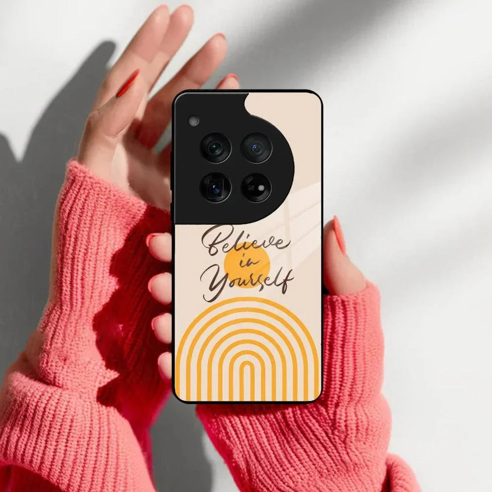 Believe In Yourself Glass Case Cover For OnePlus - ShopOnCliQ