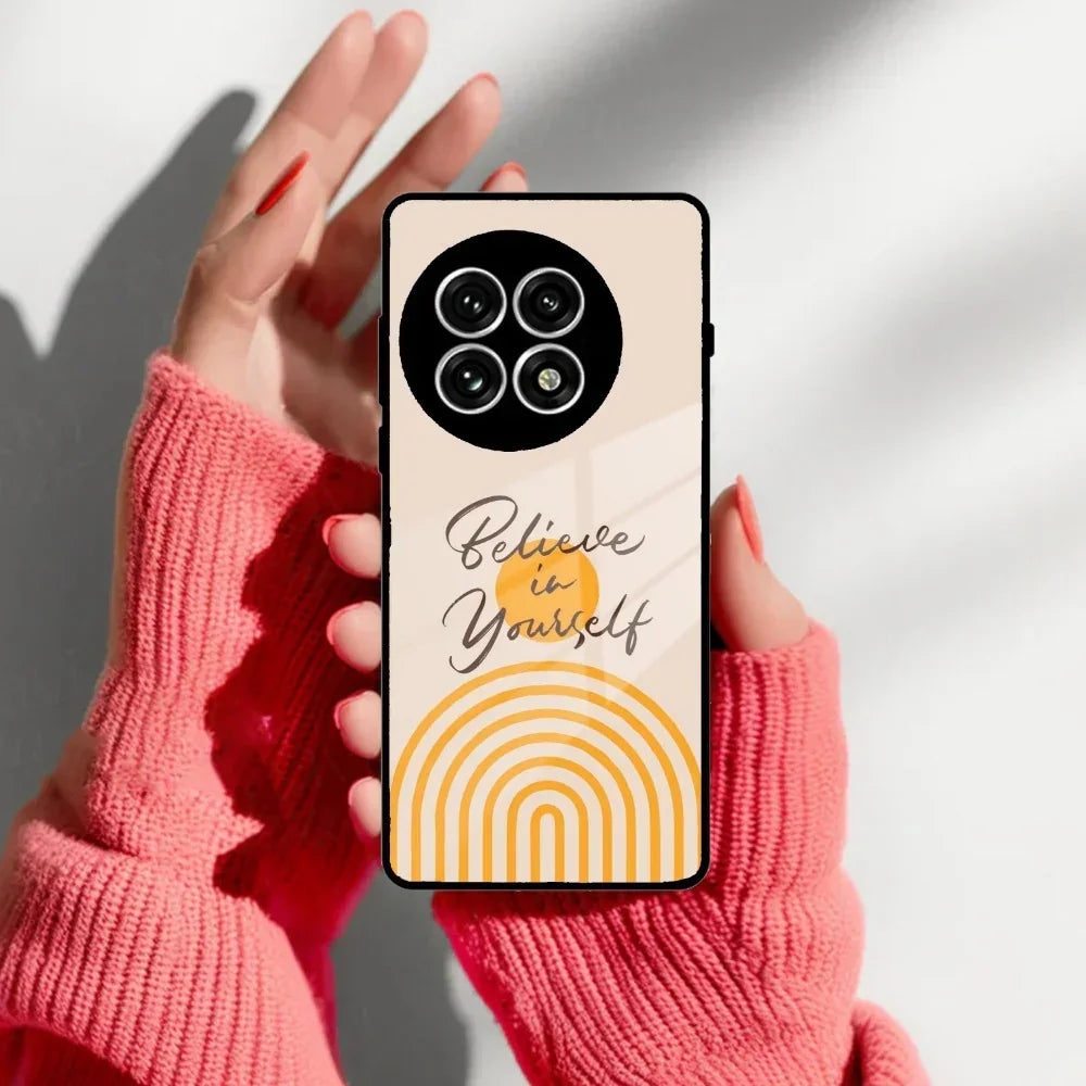 Believe In Yourself Glass Case Cover For OnePlus - ShopOnCliQ