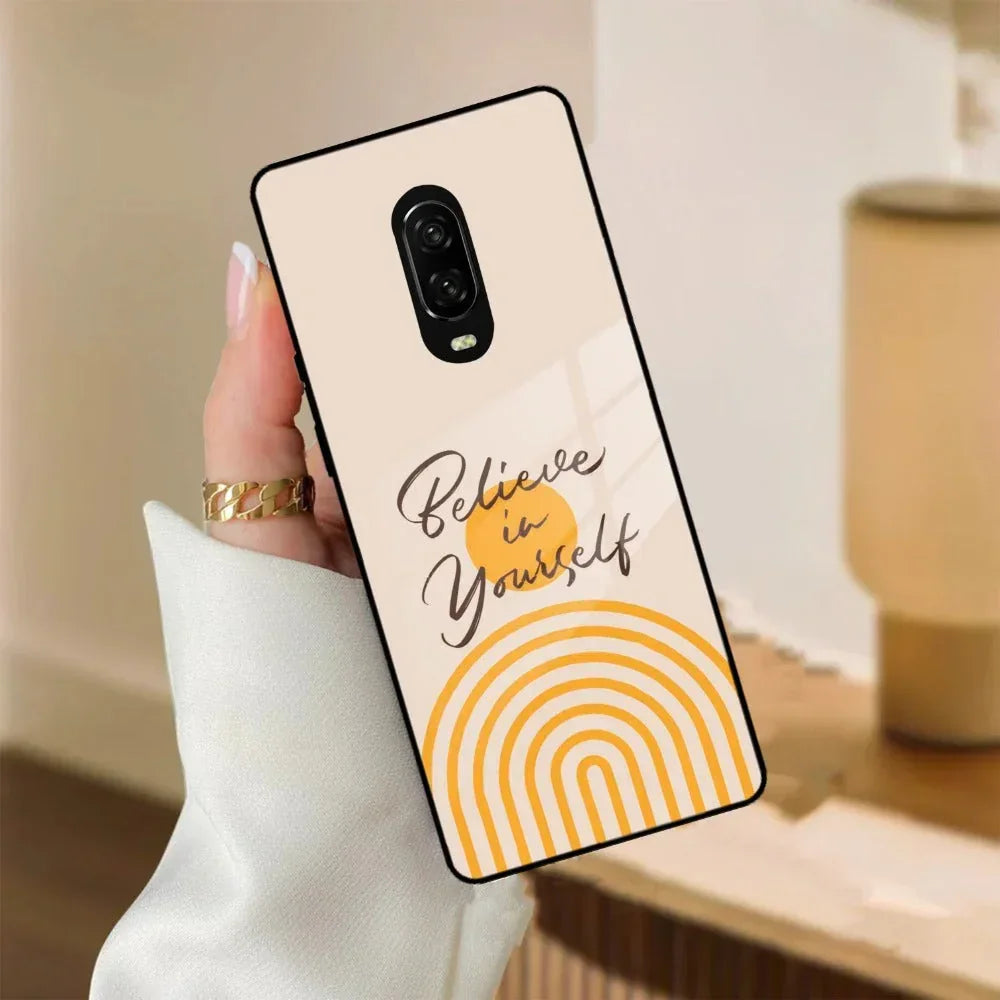 Believe In Yourself Glass Case Cover For OnePlus - ShopOnCliQ
