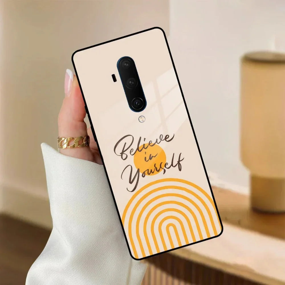 Believe In Yourself Glass Case Cover For OnePlus - ShopOnCliQ
