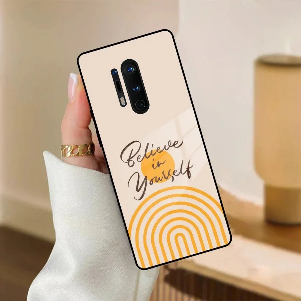 Believe In Yourself Glass Case Cover For OnePlus - ShopOnCliQ