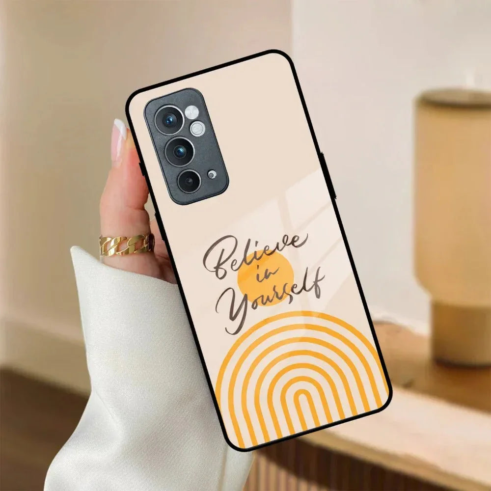 Believe In Yourself Glass Case Cover For OnePlus - ShopOnCliQ