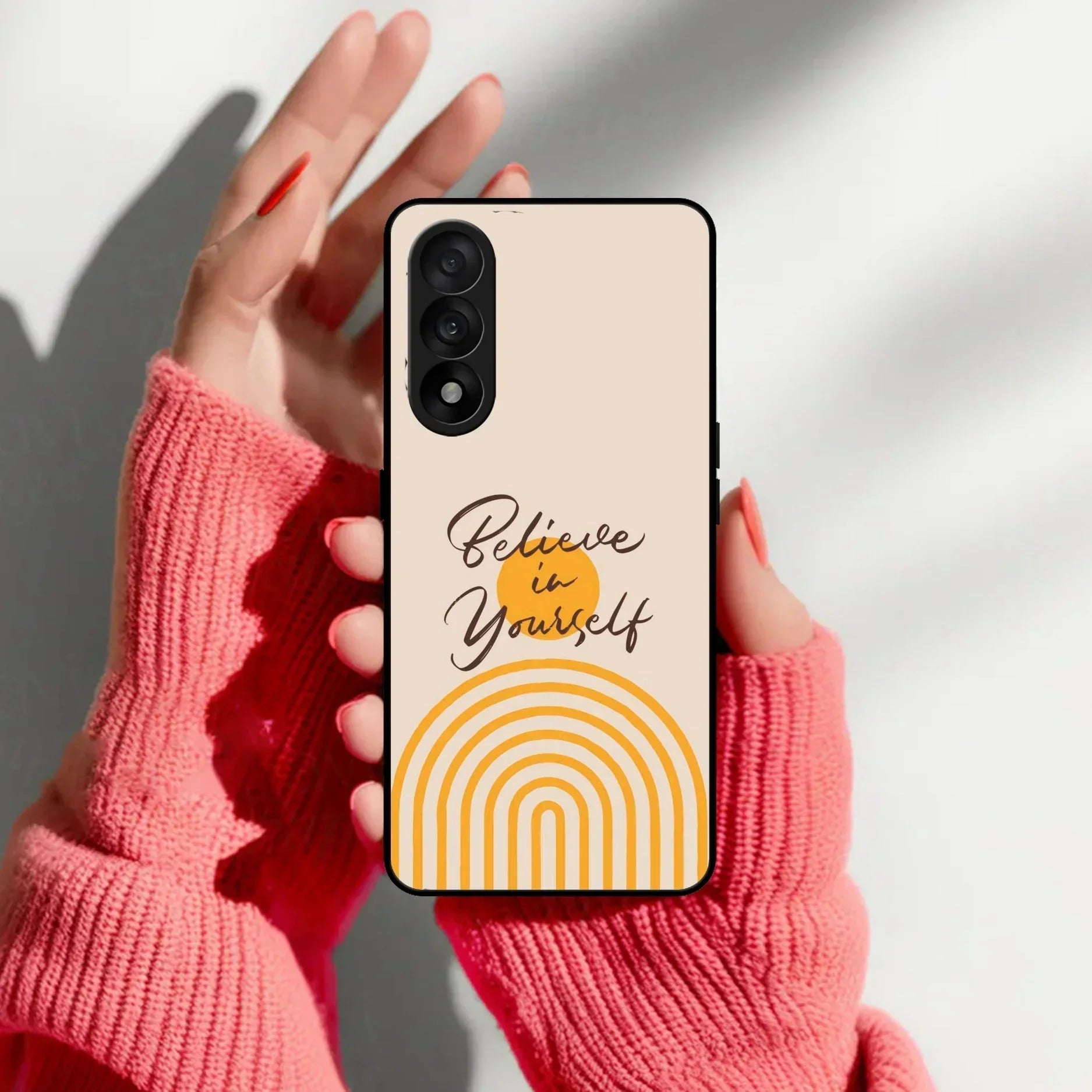 Believe In Yourself Glass Case Cover For OnePlus - ShopOnCliQ