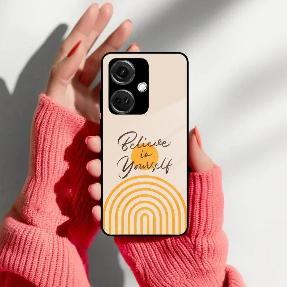 Believe In Yourself Glass Case Cover For OnePlus - ShopOnCliQ