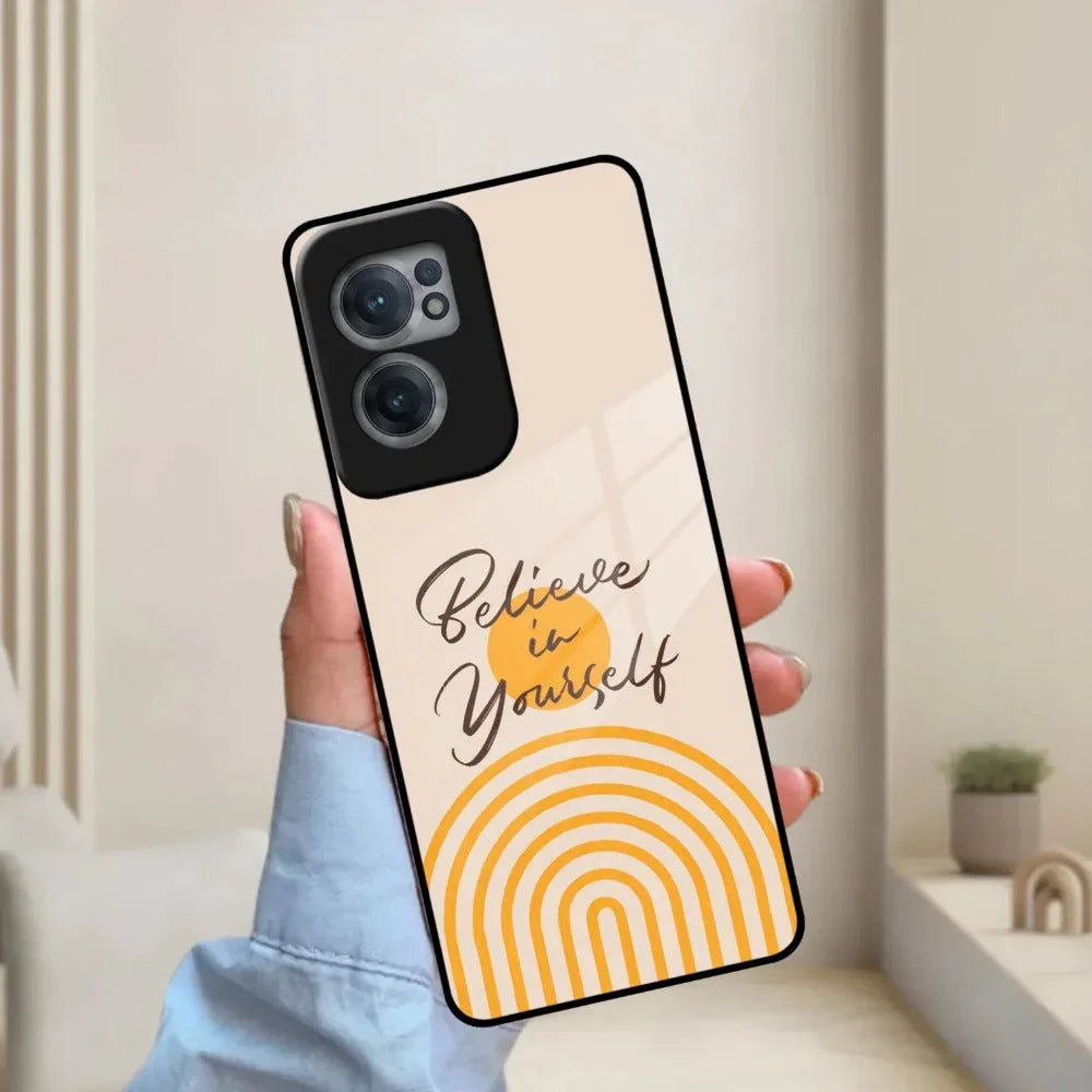 Believe In Yourself Glass Case Cover For OnePlus - ShopOnCliQ