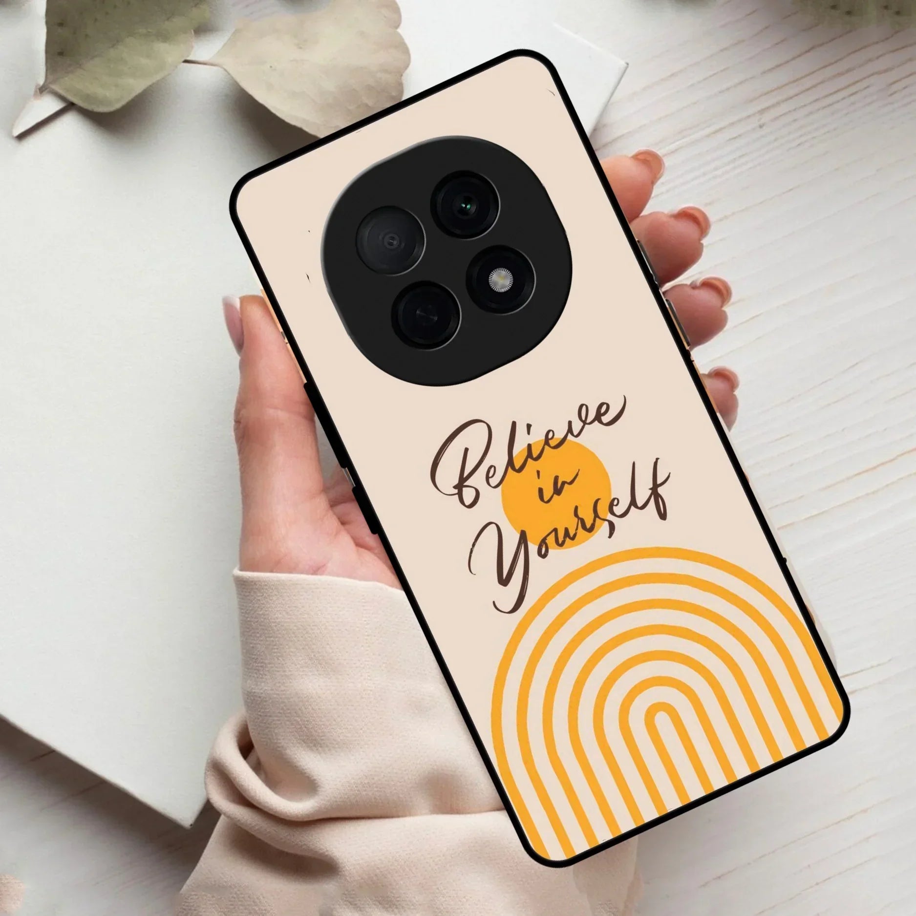 Believe In Yourself Glass Case Cover For Oppo - ShopOnCliQ
