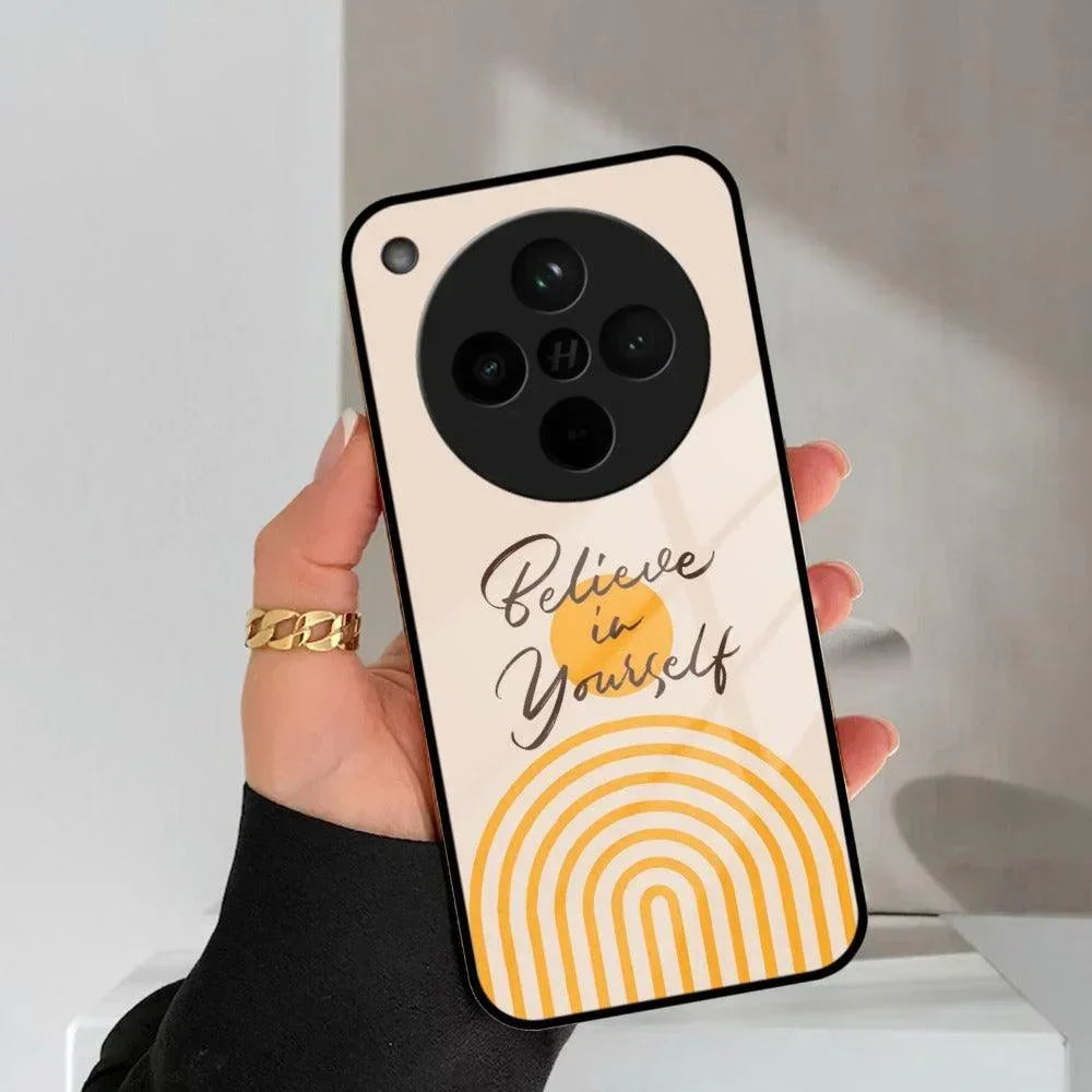 Believe In Yourself Glass Case Cover For Oppo - ShopOnCliQ