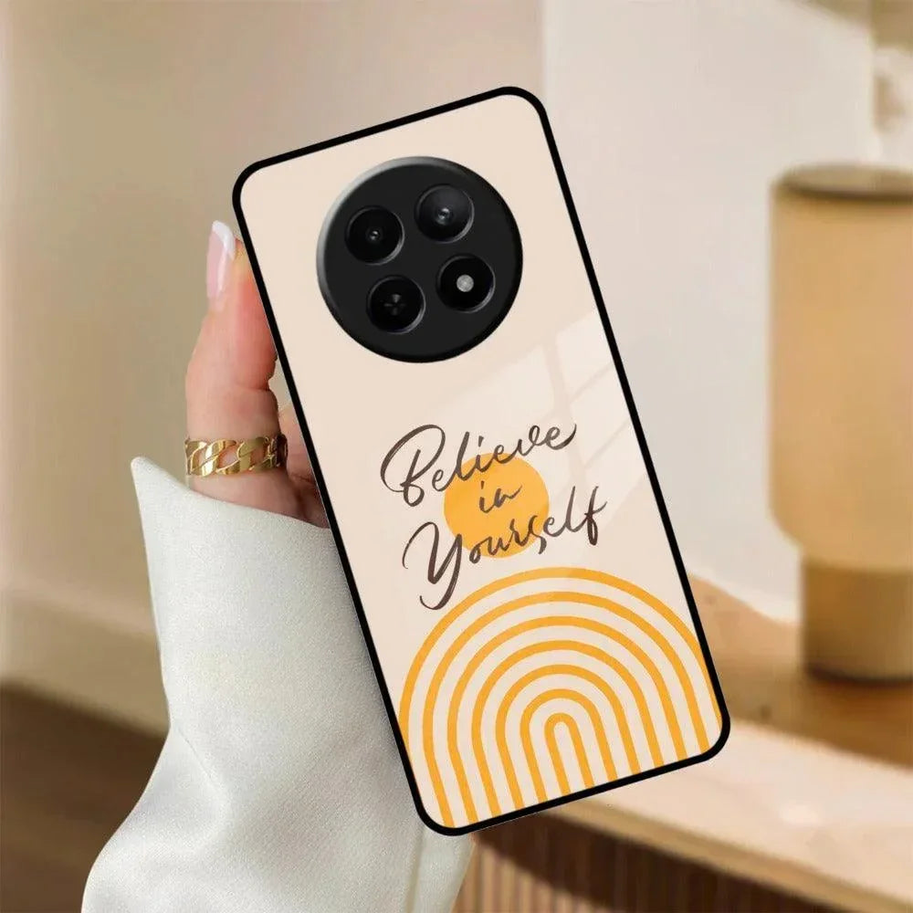 Believe In Yourself Glass Case Cover For Realme/Narzo - ShopOnCliQ