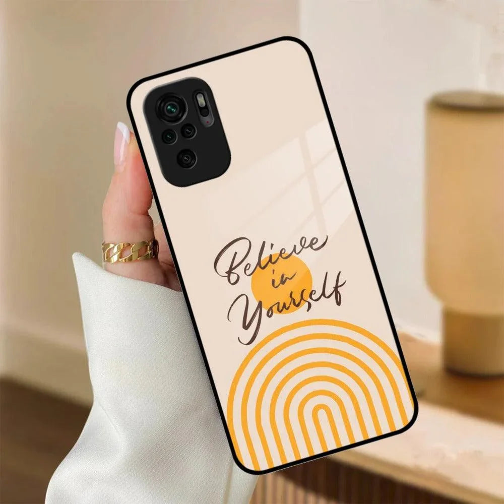 Believe In Yourself Glass Case Cover For Redmi/Xiaomi - ShopOnCliQ