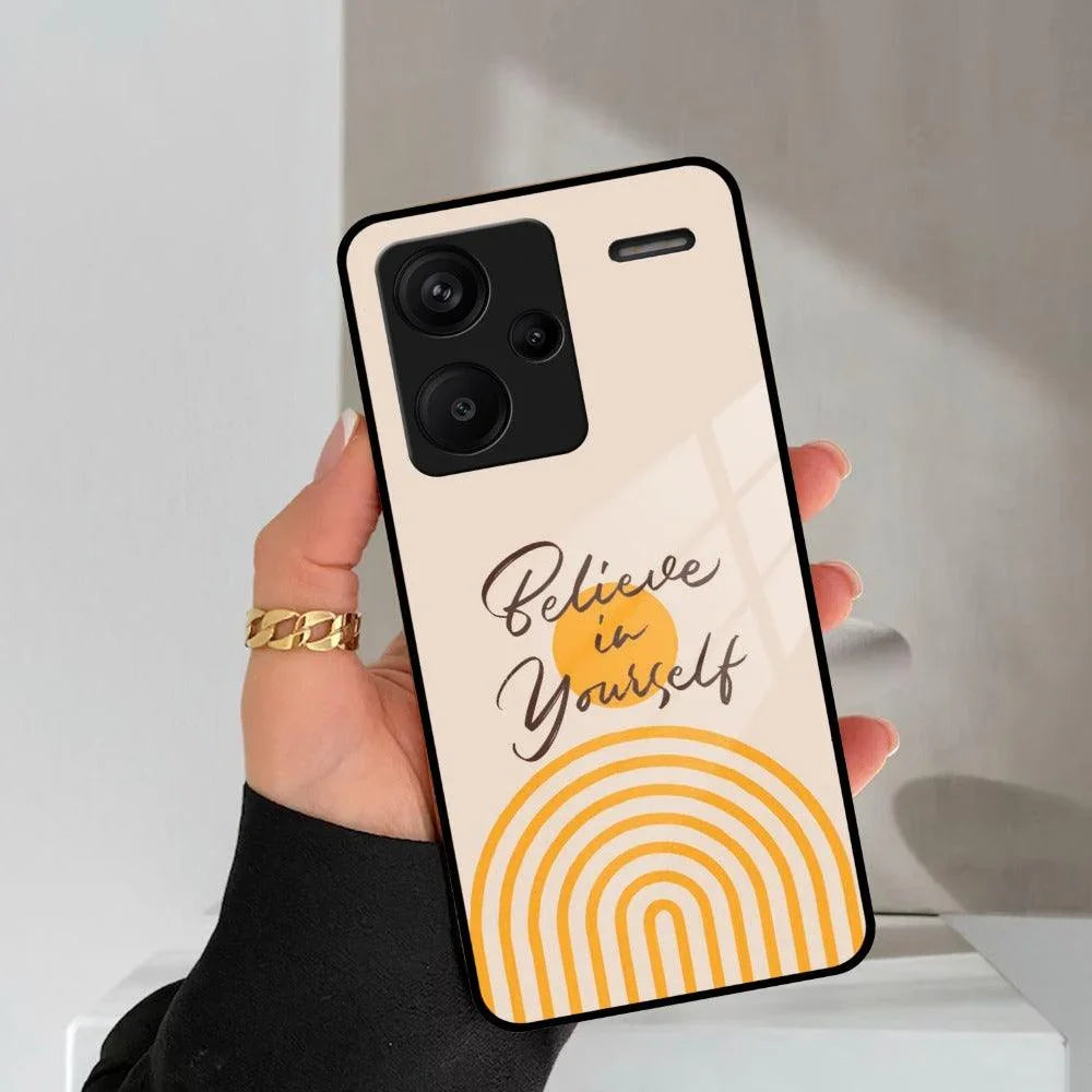 Believe In Yourself Glass Case Cover For Redmi/Xiaomi - ShopOnCliQ