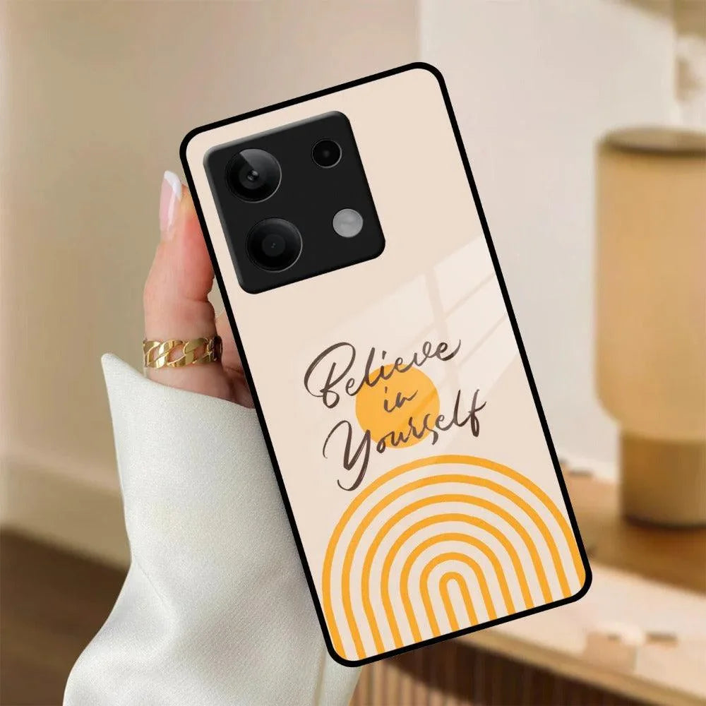 Believe In Yourself Glass Case Cover For Redmi/Xiaomi - ShopOnCliQ