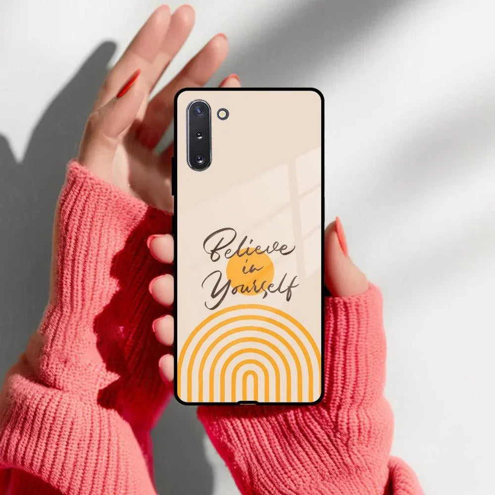 Believe In Yourself Glass Case Cover for Samsung - ShopOnCliQ
