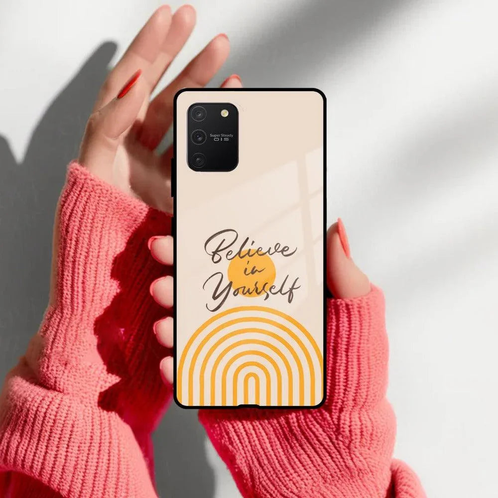 Believe In Yourself Glass Case Cover for Samsung - ShopOnCliQ