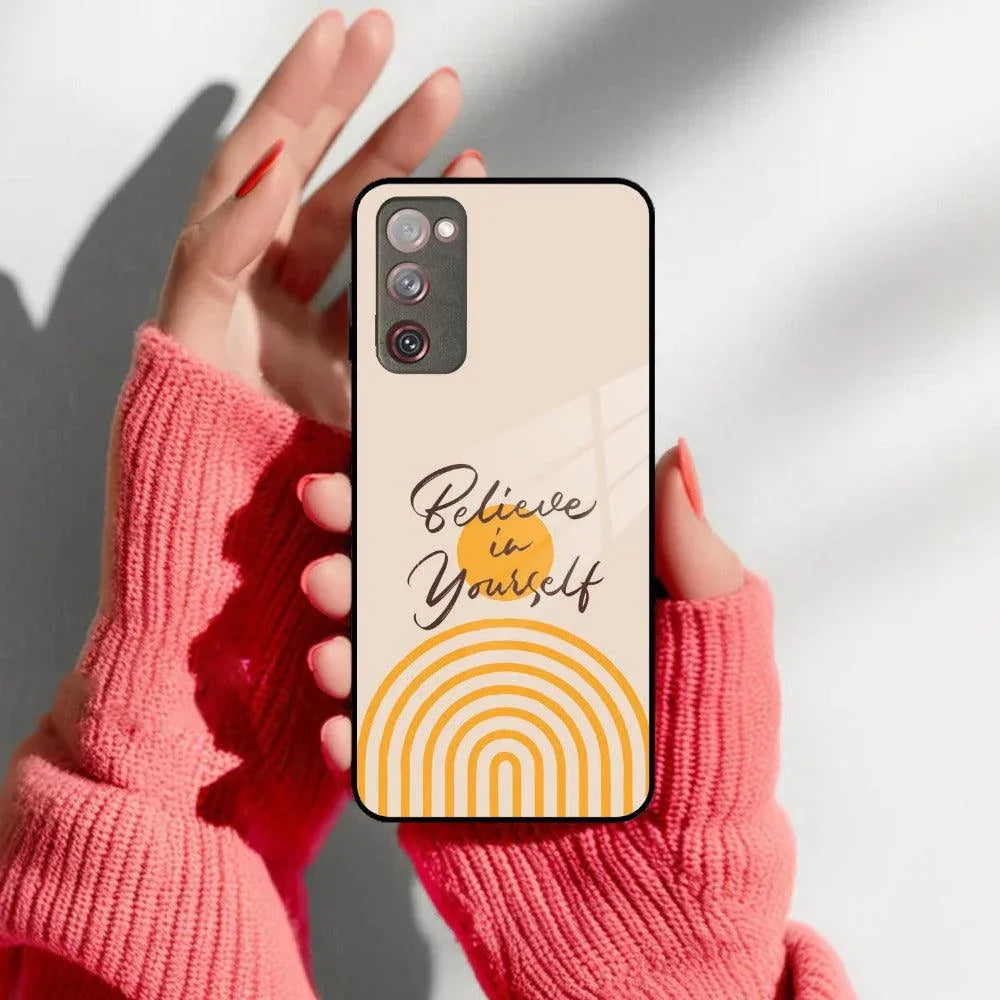 Believe In Yourself Glass Case Cover for Samsung - ShopOnCliQ