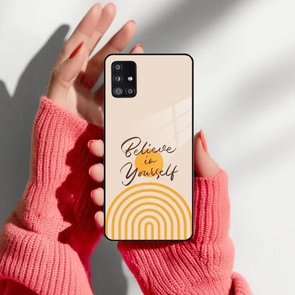 Believe In Yourself Glass Case Cover for Samsung - ShopOnCliQ