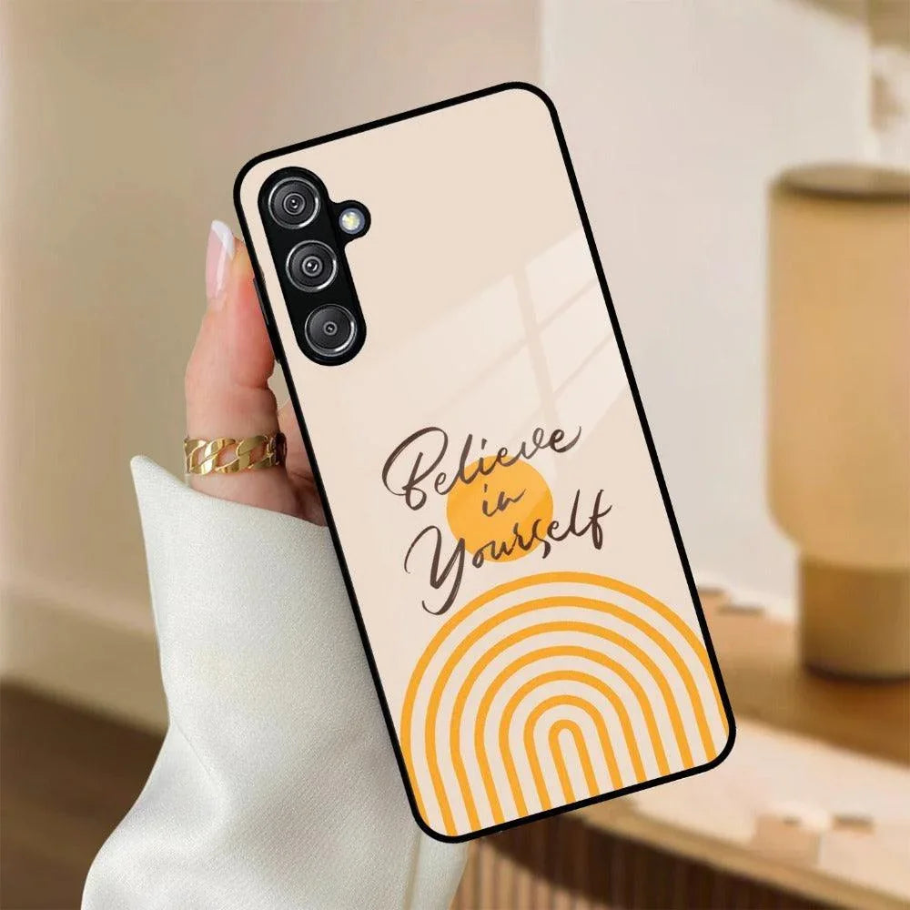 Believe In Yourself Glass Case Cover for Samsung - ShopOnCliQ