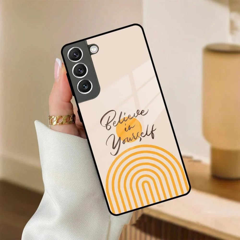 Believe In Yourself Glass Case Cover for Samsung - ShopOnCliQ