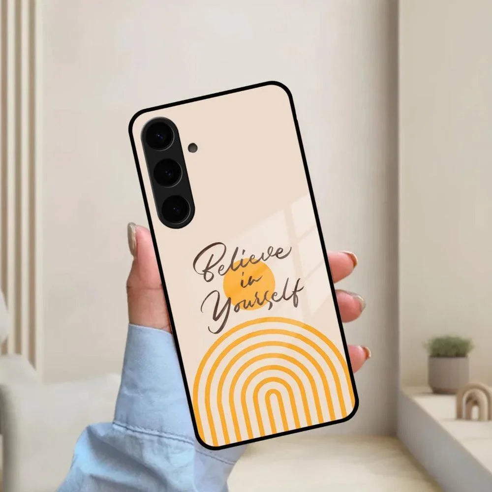 Believe In Yourself Glass Case Cover for Samsung - ShopOnCliQ