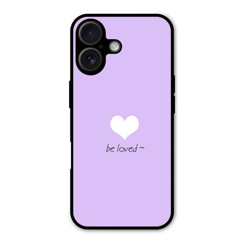 Beloved Glass Case Cover For iPhone 16 Plus