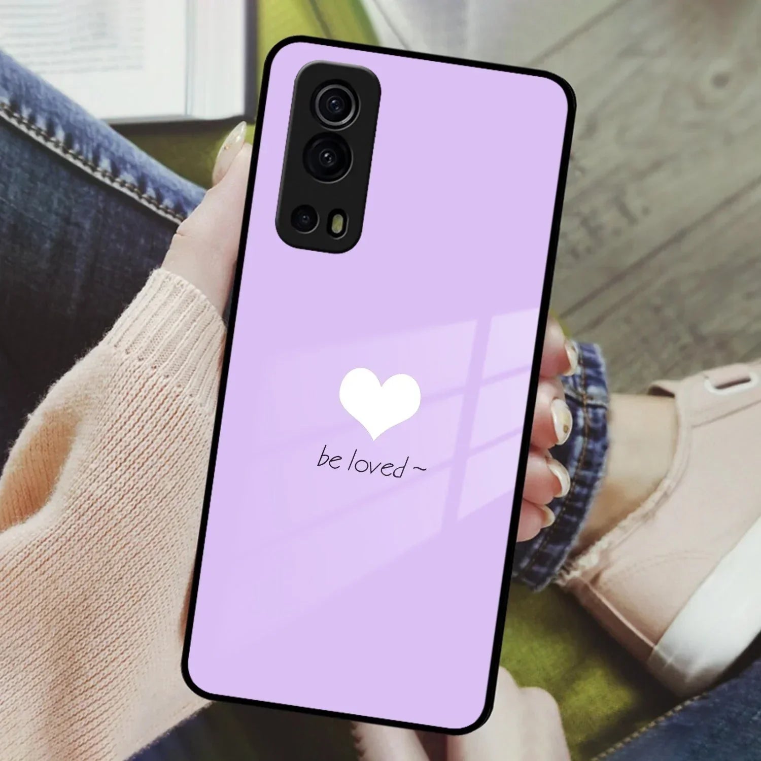 Beloved Glass Case Cover For iQOO - ShopOnCliQ