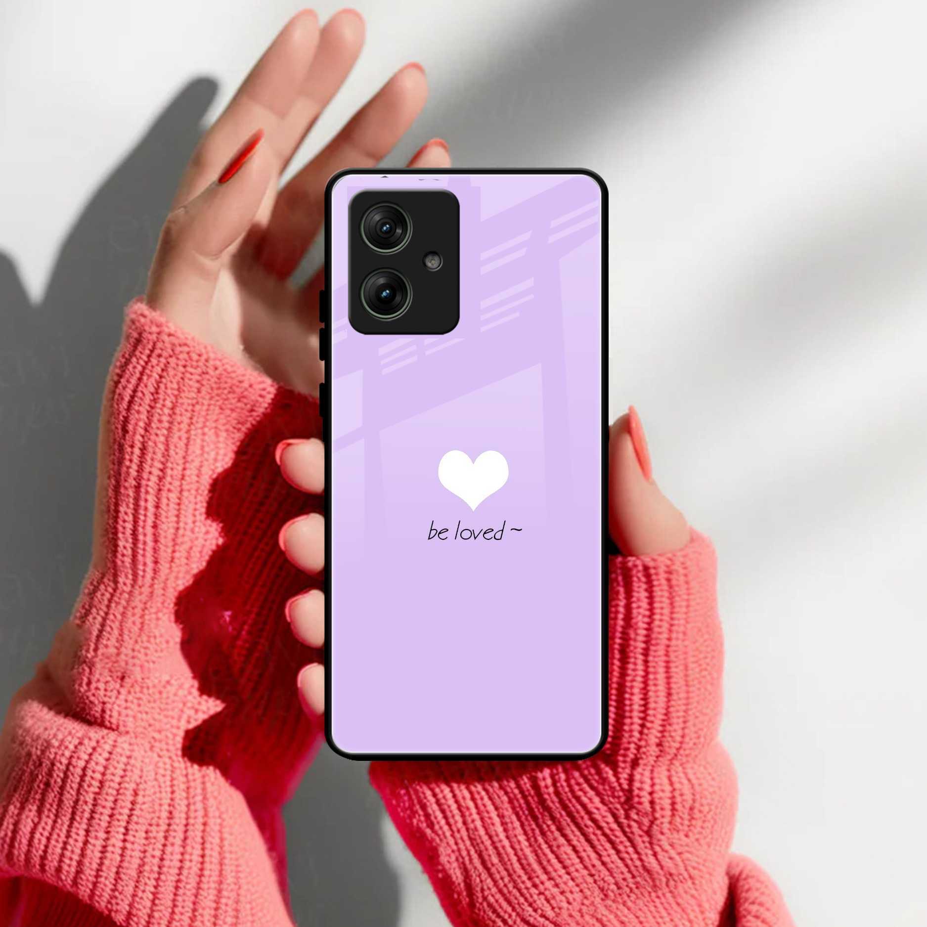Beloved Glass Case Cover For Motorola