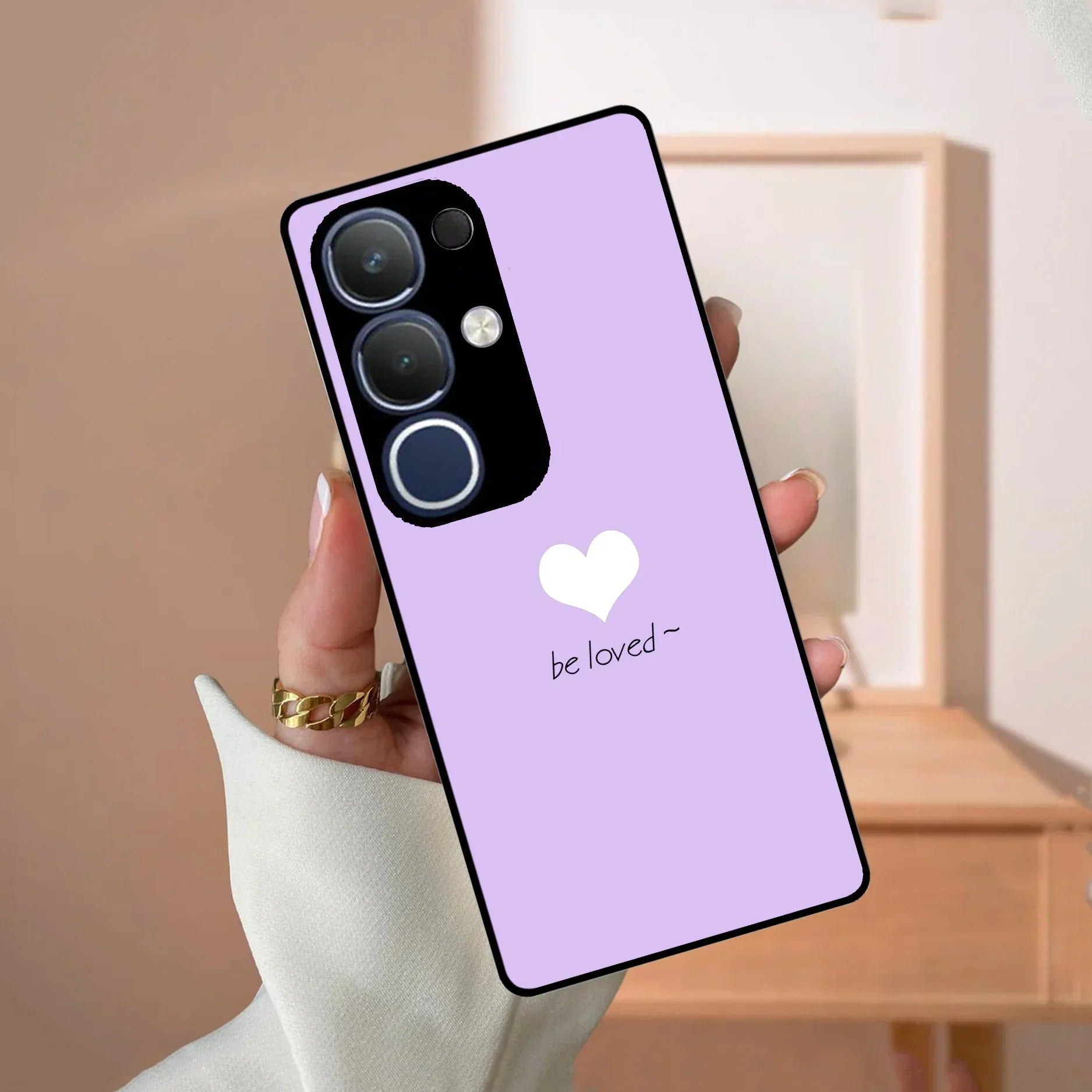 Beloved Glass Case Cover For Vivo - ShopOnCliQ
